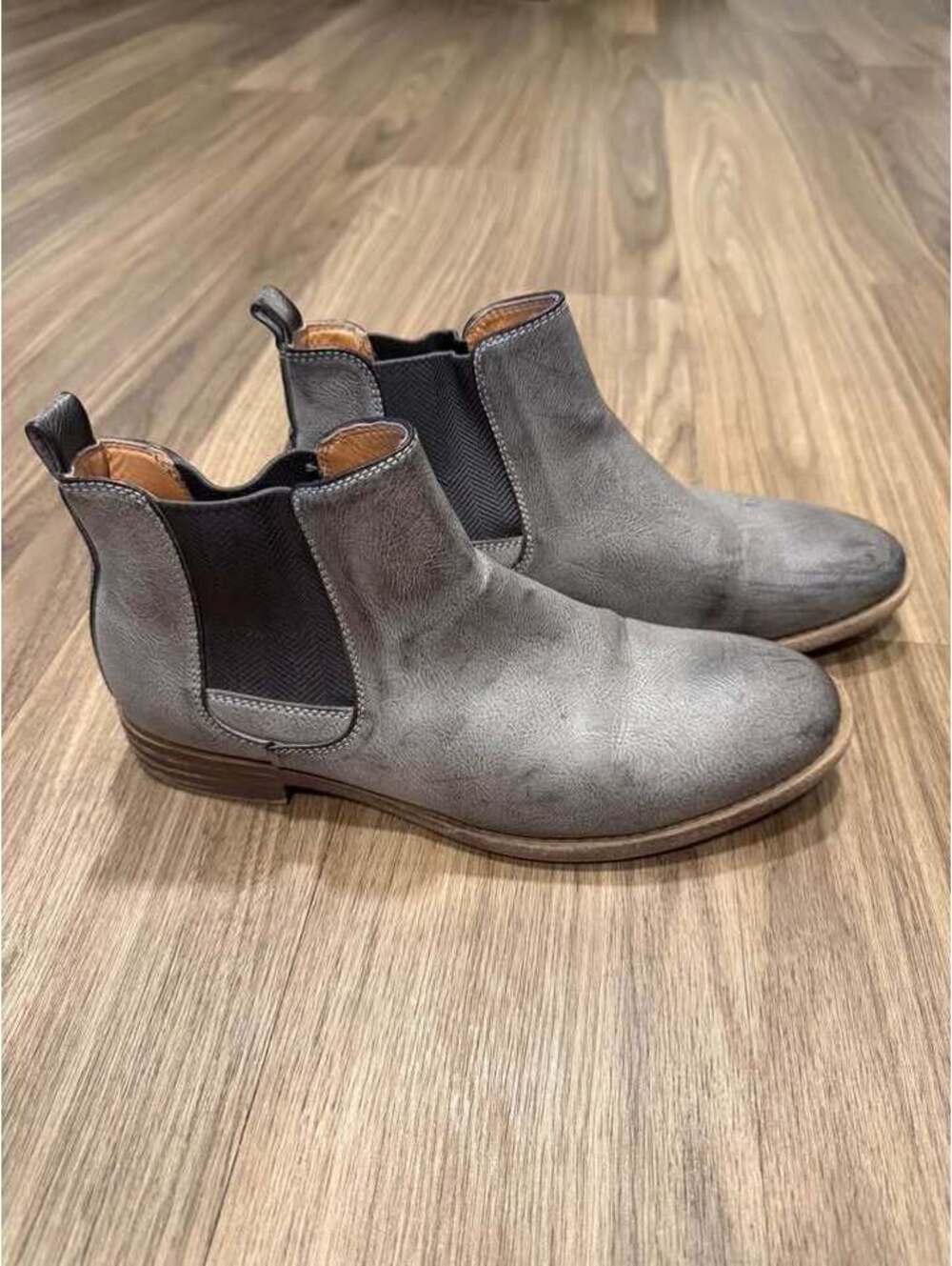 Men’s Robert Wayne Oklahoma Mushroom Grey Chelsea Men's Boots Size 7D